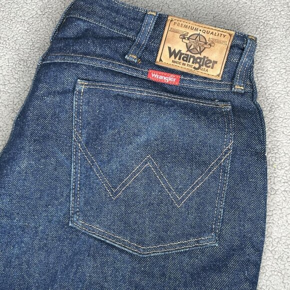 Wrangler Other - Vintage Wrangler Jeans Mens 36x32 Denim Scoville Made in USA Straight Leg 80s